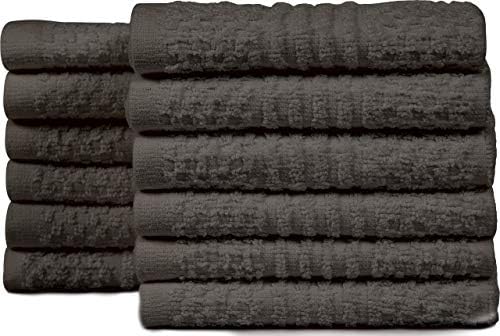 Bliss Casa Cinza Cinzento Conjunto - de algodão para o rosto, toalhas de rosto macio altamente absorventes e toalhas