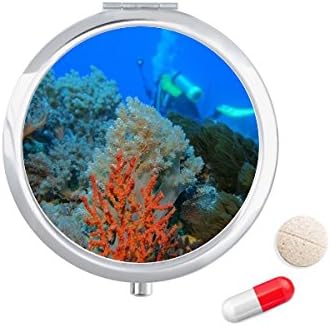 Ocean Peixe Mergulhar Pessoas Ciência Coral Nature Caso Caso de bolso Caixa de armazenamento Distribuidor de contêineres