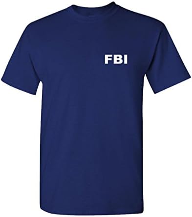 The Goozler FBI - Quantico Duty Bureau Investigation - Mens Cotton T -Shirt Federal