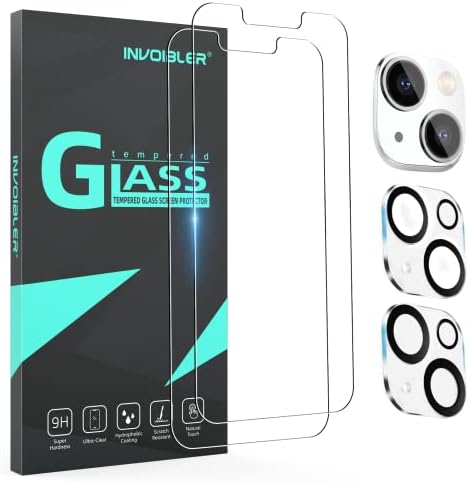 Faturbler [2 + 2 Protetor de tela de embalagem Compatível com o iPhone 14 Pro Max 6.7 + Protetor de lente da câmera, iPhone 14 Pro Max Screen Protector Tempered Glass [Anti-Scratch] [HD Clear] [Free Bubble]