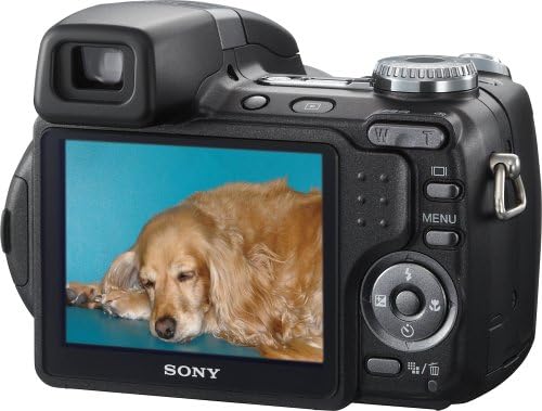 Câmera digital Sony Cybershot DSC-H5 7,2MP com zoom de estabilização de imagem óptica de 12x