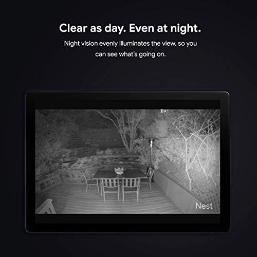Google Nest Cam Outdoor 2 -Pack - 1ª geração - câmera externa à prova de intempéries - câmera de vigilância com visão noturna - Controle com seu telefone
