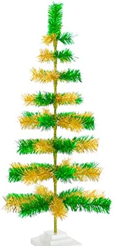 Stand de árvore de Natal de Tinsel de Tinsel do Dia de São Patrício incluído incluído