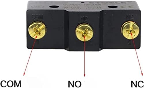Interruptor de limite de Xiangbinxuan 5pcs interruptores de deslocamento de deslocamento MicroSwitch Z-15GW22-B Contatos