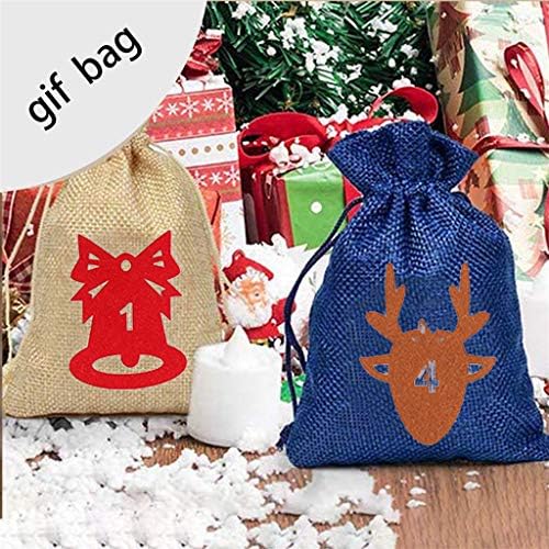 Bell Gift Christmas Cotton Christmas Pattern Bag Candy Bag Decor Decor Crystal Star Ornament