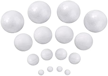 Decorações de mesa central de Valiclud 10 peças 6 cm bolas de espuma bolas em forma de ornamentos