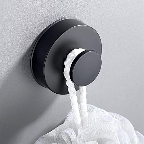 Ganchos zukeegg para pendurar preto sucção de plástico copo de parede gancho de plástico gancho de plástico gancho pegajoso home banheiro cozinha multifuncional cabide de parede