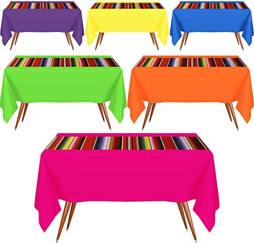 Hosuly mexicano tema infantil festas de festa de mesa de mesa de mesa de mesa de mesa 54 x 108 '' topo de mesa sólida tampa retangular de mesa de plástico coágulo