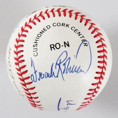 500 Home Run Club Multi -assinado por 7 membros beisebol - CoA JSA - Bolalls autografados
