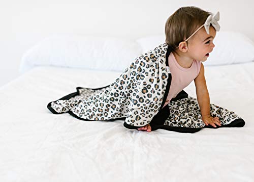 Grande malha premium bebê 3 camadas de manta de colcha Zara por Pearl de cobre