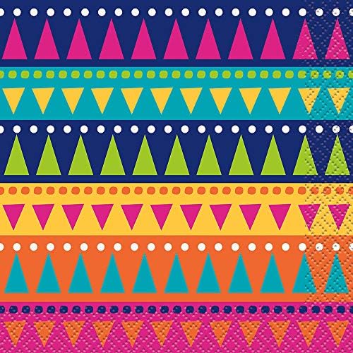 Guardanapos de papel de bebida boho fiesta - 5 x 5, 20 pcs