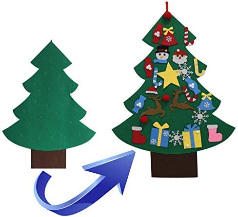 N-marca D I Y. Senti a árvore de Natal da árvore artificial da parede pendurada Ornamentos decoração de Natal para