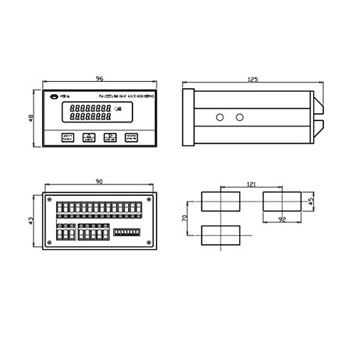 BC110P-2E Controlador de pulso de pulso de pulso de entrada de interruptor AC220-240V