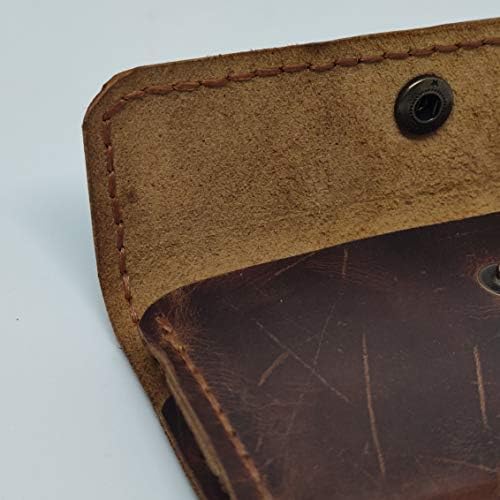 Caixa de coldre de couro coldsterical para LG G8S ThinQ, capa de telefone de couro genuíno, estojo de bolsa de couro feita