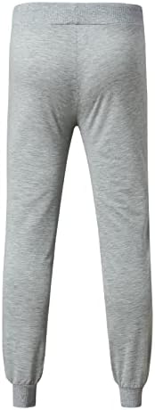 Calças casuais de calças casuais de homens com zíper calças esportivas de zíper na cintura