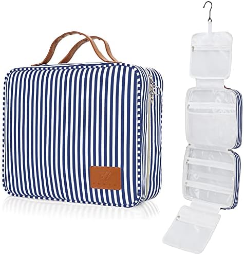 Bolsa de viagem de higiene saco de produtos de higiene YMWVH com gancho suspenso, organizador de bolsa de maquiagem