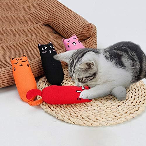 NC Funny Cat Toy Toy interativo dentes de animais de estimação sofrendo de dentes de petnip garras de pinça de pinça de gato gato gatinho suprimentos de travesseiro de mastigação | brinquedos de gato |