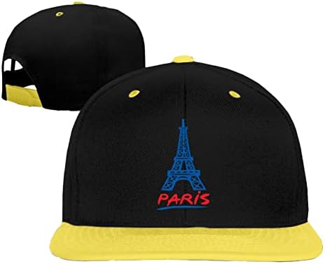 Paris Eiffel Tower Hip Hop Cap Snapback Hat Boys Girls Snapback Hat Hat Baseball Chapéus