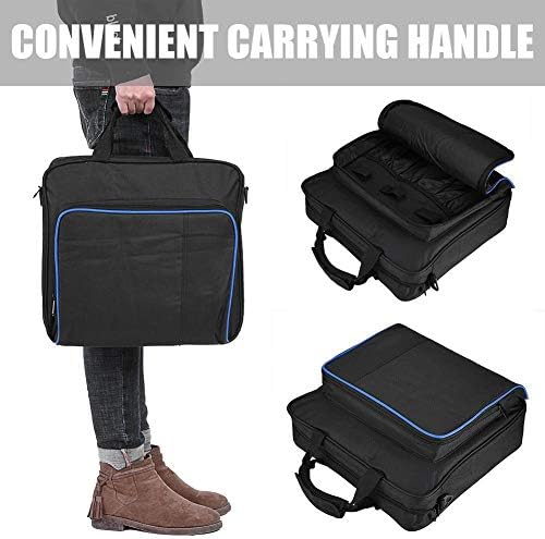 East Buy - Bolsa de transporte para PS4 - Bolsa de transporte portátil para PS4 Pro Game System Bolsa de ombro Travel Transporte Case de armazenamento Black Color