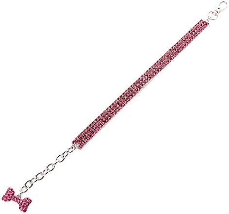 Colar para menina pequena girl wakeu shinestone bling colares com pingente de osso