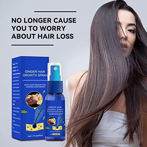 Spray de soro para cabelo anti-perda de genro, óleo essencial de óleo essencial queda de cabelo, spray de soro de
