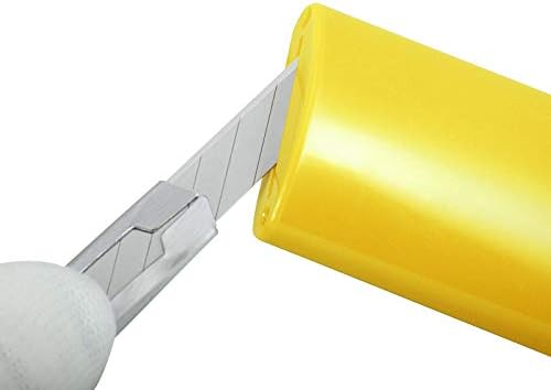 Gomake embrulhando papel cortador de utilidade de 9 mm de aço inoxidável manuseio de bloqueio Cutter de caixa com lâminas de 30 graus
