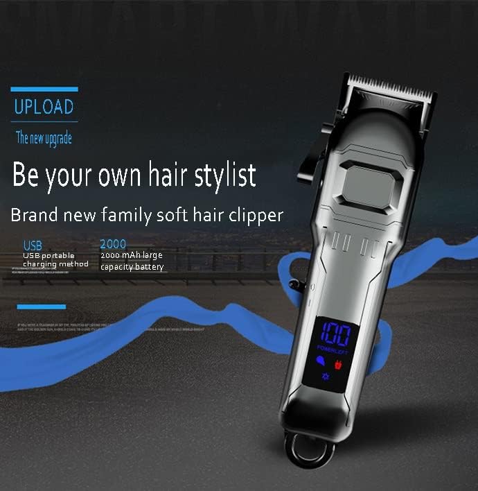 Mayit Hair Clippers for Men, barbeiro poderoso e elétrico profissional Cabelo de cabelos Kit Kit de cabelos Cordão sem fio Máquina