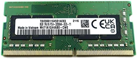 Módulo de memória do laptop M471A1G44AB0 CUSE COMPATIVIDA COMPATIVIDA PARTE SOMSUNG M471A1G44AB0 8GB 1RX16 DDR4 SO-DIMM PC4-25600 3200MHz