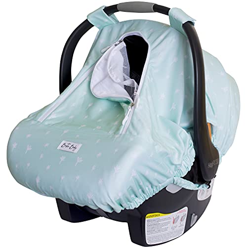 Bristin Baby Car Seat Canopy Castroller Capas para meninos e meninas bebês elásticos e prova de chute com líquido Multi uso macio e respirável