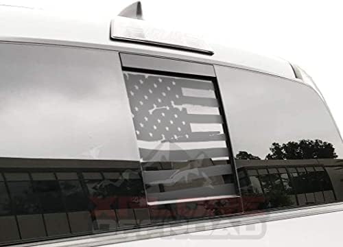 Xplore Offroad - Decalque de vinil da janela do meio traseiro Compatível com Toyota Tacoma -2022 | Preto fosco | Ferramentas pré -cortadas e gratuitas