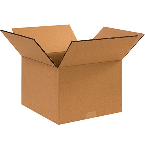 Caixa EUA 15 pacote de caixas de papelão corrugadas de parede dupla pesada, 12 L x 10 W x 10 H, kraft, envio, embalagem e movimento