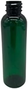 2 oz Green Cosmo Garrafas plásticas -12 Pacote de garrafa vazia Recarregável - BPA Free - Óleos essenciais - Aromaterapia