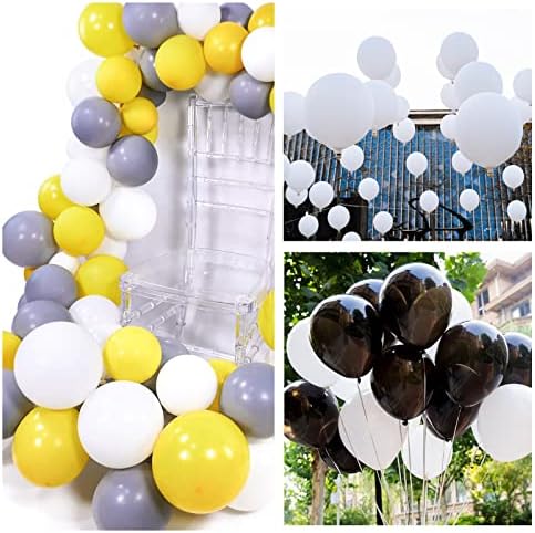 Balões brancos de 12 polegadas, 100 pacote de qualidade de látex de qualidade balões para decorações de casamentos no chuveiro Brthday