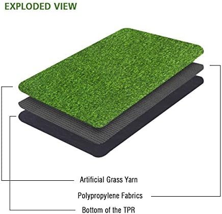 Mayshine Artificial Grass Door Tapete interno/externo Tapete verde Green Green Perfect for multi-fins de fins de entrada do