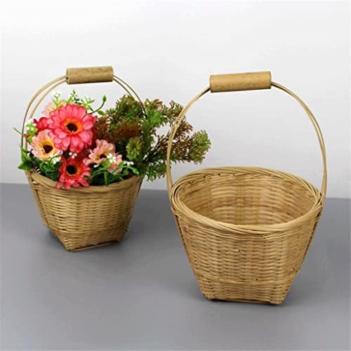 JKUYWX 2PCS/Set Basket Basket Products Handmade Basking Basce