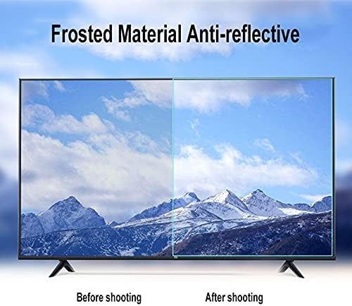 Kelunis Frosted Anti Glare TV Screen Protector, Filme de filtro de luz Anti-Blue Ultra-clare alivia a fadiga ocular para LCD,