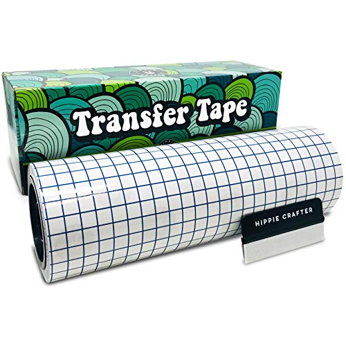 Vinil transferência de papel fita de fita de fita de fita de fita de fita de vinil 50 pés CLARO PAPEL DE CONTATO 12 Rolo de papel