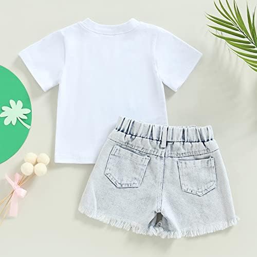 MUBINEO Toddler Baby Girl 2pcs roupas de verão