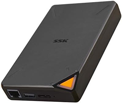 Pacotes SSK 1 TB Storage NAS portátil com ponto de acesso WiFi 10 em 1 USB C Cub
