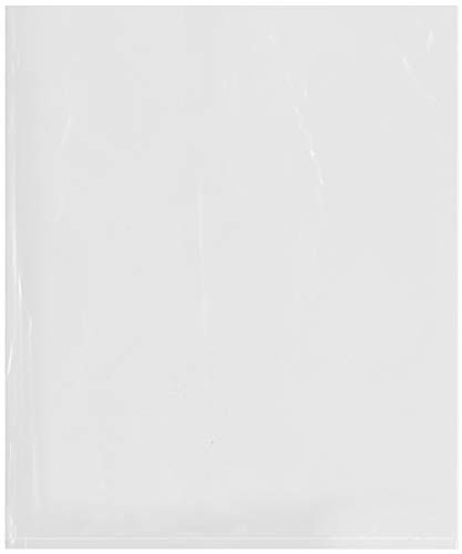 Plymor Flat Open Clear Plastic Poly Sags, 3 mil, 10 x 12