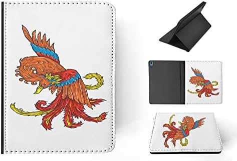 Mitologia Chinesa Bird Phoenix Flip Tablet Caso Caso para Apple iPad Air / iPad Air