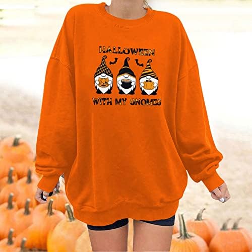 Camisas fofas de grandes dimensões para garotas adolescentes Vintage Halloween PLAXA TAMANHO PLUSTRAPLOVES FUNCIONANTES PRIMA