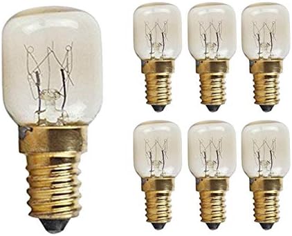 CTKCOM 15W E14 Base 4173175 Bulbos de lâmpadas de forno- lâmpadas de microondas Bulbos resistentes ao calor de 120V