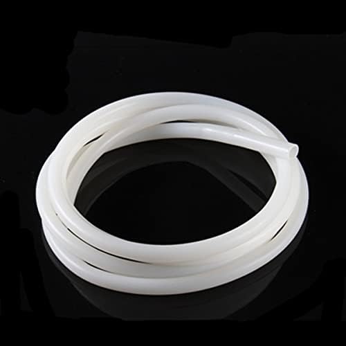 Tubo de silicone transparente unifizzz de 4 mm x 8mm od 16,4 pés de silicone tubo de borracha tubo de silicone alimento