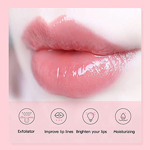 Lip Glow Kissing Gloss Lip MaskPink Esfoliando embelezar os lábios Aplicação de manteiga de lábios de aplicação volume