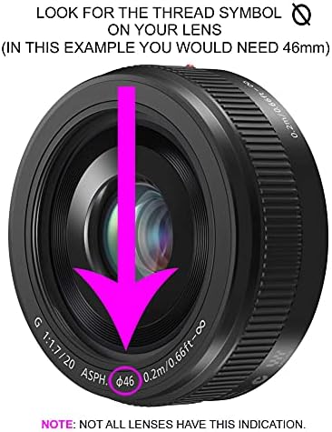 10x High Definition 2 Element Close Lens para Nikon, Canon, Sony, Panasonic, Fujifilm, Pentax e Olympus DSLR's