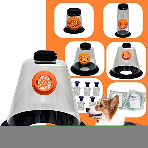 PRCMISEMED [para veterinários] Oxigenoterapia Máscara de resgate Máscara para cães ou gatos, pode ser usada para vários animais