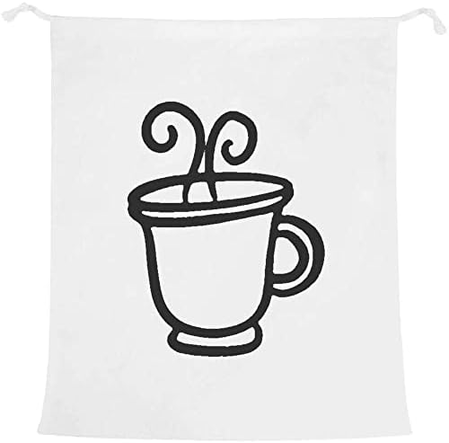 Azeeda 'xícara de café quente' lavanderia/sacola de lavagem/armazenamento