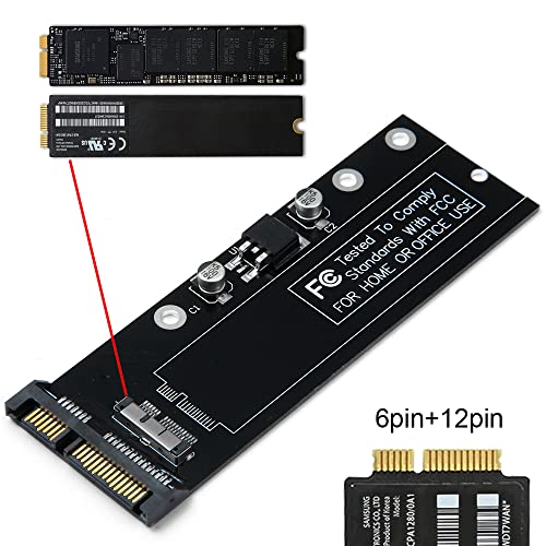 Chenyang USB 3.0 a 12+6pin SSD e SATA 22pin PCB Disk Drive para 2010 2011 Mac Air A1369 A1370 SSD