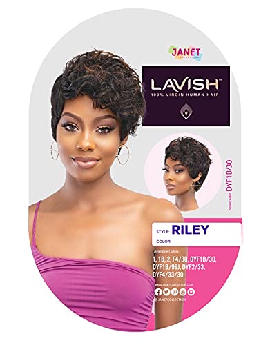 Janet Collection Lavish Virgin Human Hair Wig - Riley